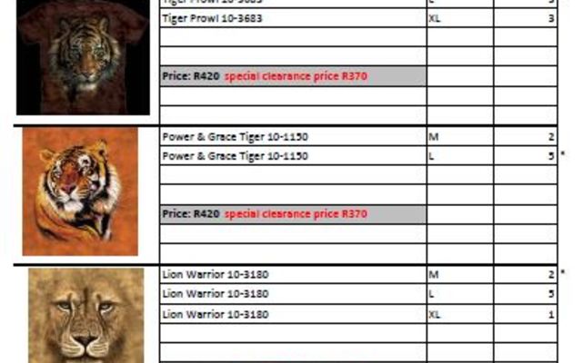 Big Cat T-shirts on sale