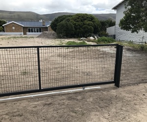 1.2m Betafence and Sliding Gate