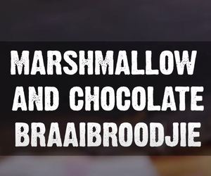 Marshmallow and Chocolate Braaibroodjies