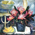 Art Still Life with Proteas - Annelene (Lientjie) van der Colff - Xplorio™ Gansbaai