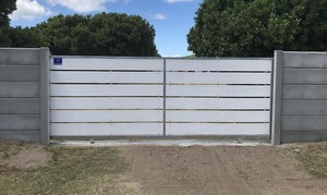 Vibracrete Fence and Gate Installation