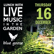 16 December 2021: Lunch with Live Music in the Garden