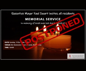Memorial Service Postponed to 2022