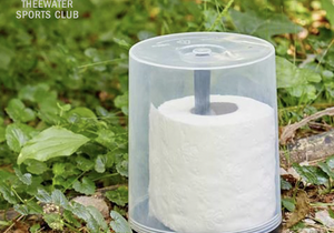 Camping Tips: Use an old CD stacker case for toilet paper storage