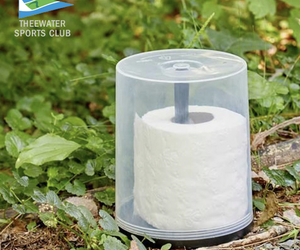 Camping Tips: Use an old CD stacker case for toilet paper storage