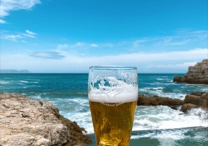 Enjoy a refreshing drink and admire beautiful views