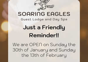 OPEN on 30 January and 13 February 2022