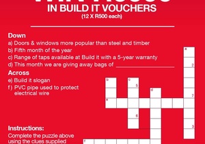 Stand a chance to WIN R6000 in Build it vouchers!