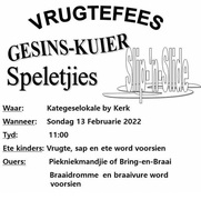13 Februarie 2022: Vrugtefees