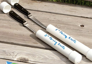 Easy PVC Knife Holders