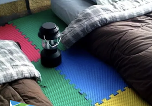 Great Camping Tip: Use Foam Tiles