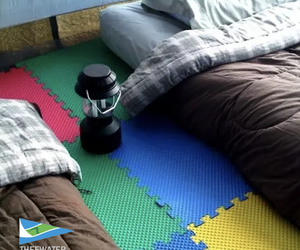 Great Camping Tip: Use Foam Tiles