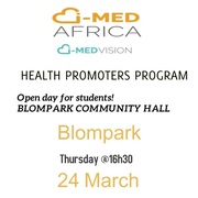 24 March 2022​​​​​​​: Health Promoters Programme
