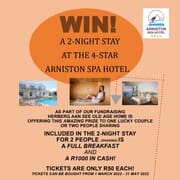 WIN a 2-Night Stay at 4-Star Arniston Spa Hotel!