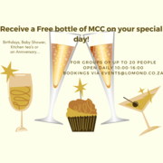 FREE bottle of MCC on your special day!