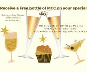 FREE bottle of MCC on your special day!