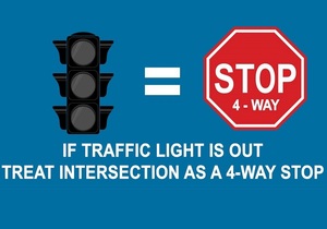 How to Approach Intersections During Power Failures