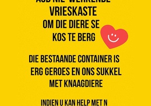 BARC Needs Non-Working Freezers