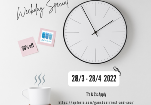 Weekday Accommodation Special: 30% Less