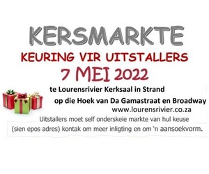 Kersmarkte Keuring vir Uitstallers