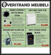 NEW at Overstrand Meubels!