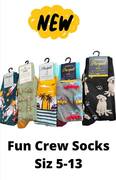 NEW: Fun Crew Socks