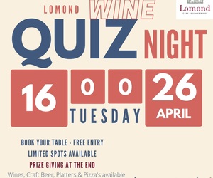 26 April 2022: Wine Quiz Night