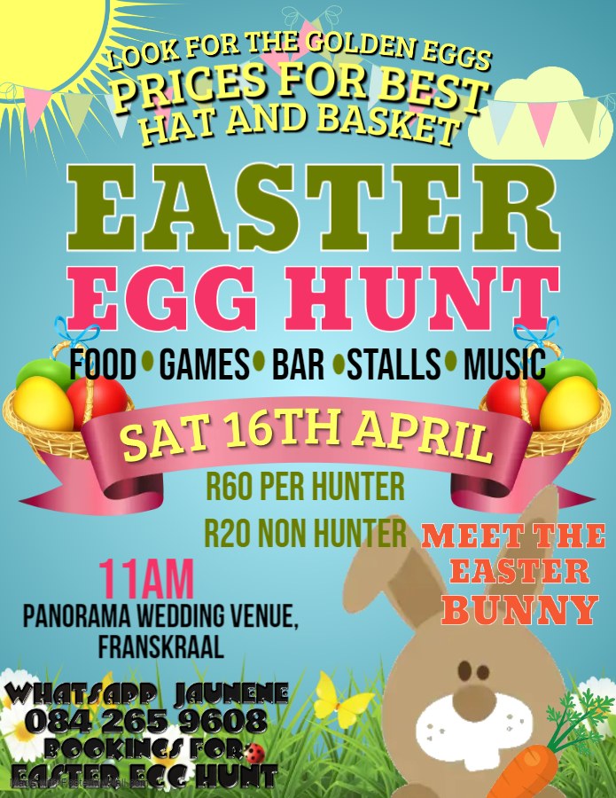 Easter Egg Hunt @ Panorama Wedding Venue | Xplorio Gansbaai