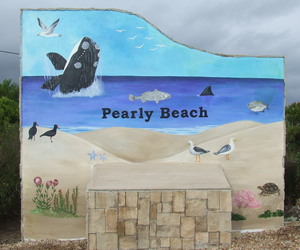 Facelift for Pearly Beach Entrance Wall