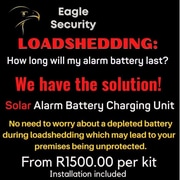 Solar Alarm Battery Charging Unit