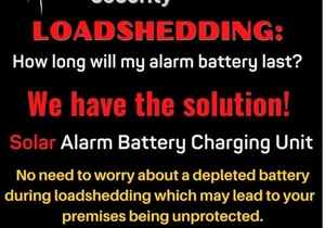 Solar Alarm Battery Charging Unit