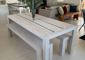 2m Long Dining Table for Guesthouse in Betty's Bay
