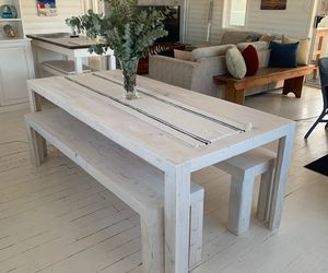 2m Long Dining Table for Guesthouse in Betty's Bay