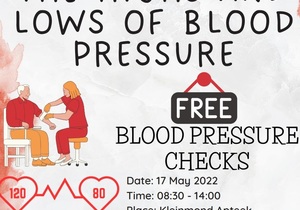 17 May 2022: Free Blood Pressure Checks