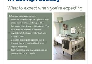 #FastTipTuesday: Top Tips for Painting the Nursery