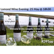 25 May 2022: Wine Tasting and Dinner with Lomond