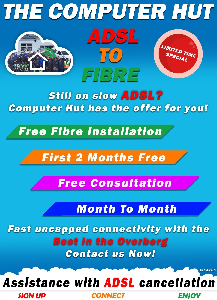 Free Fibre - Limited-Time Offer! - The Computer Hut - Xplorio™ Gansbaai