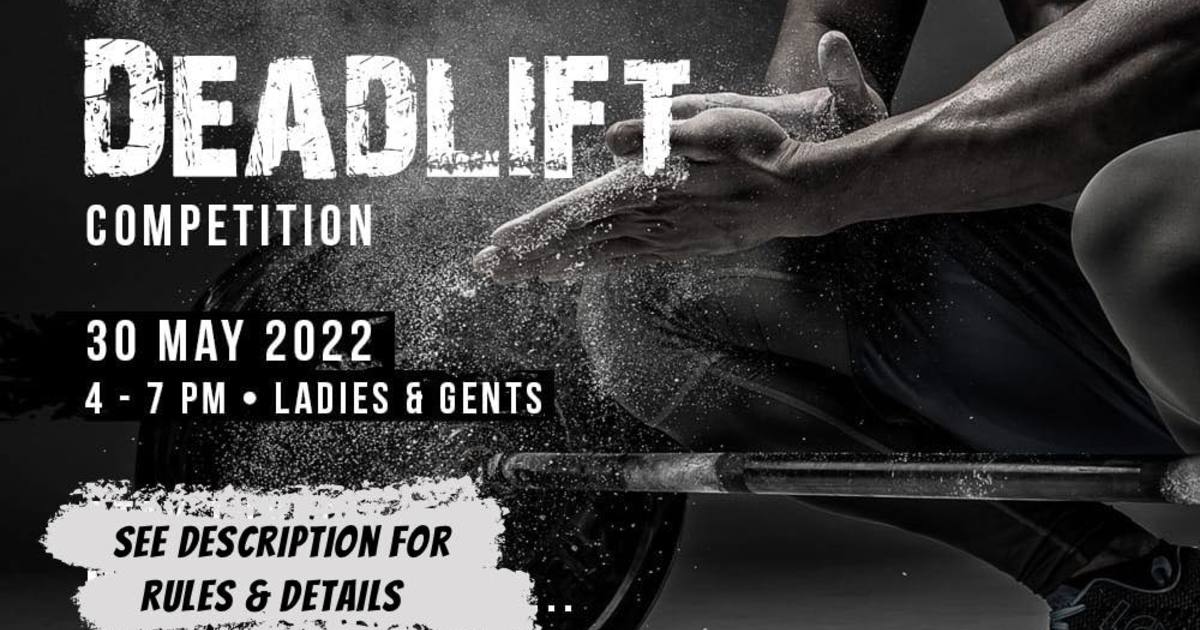 30 May 2022: Deadlift Competition - Bredasdorp Health and Fitness ...