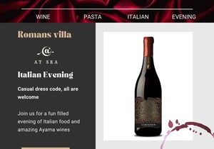 25 June 2022: Italian Evening