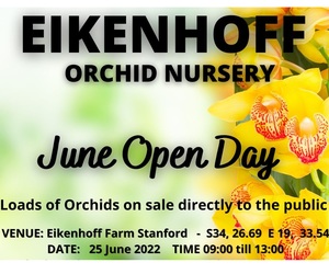 25 June 2022: Eikenhoff Orchid Nursery Open Day