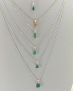 Emerald and Citrine Necklaces