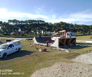 Gamco Helps Get Skateboard Ramp Set Up In Gansbaai!
