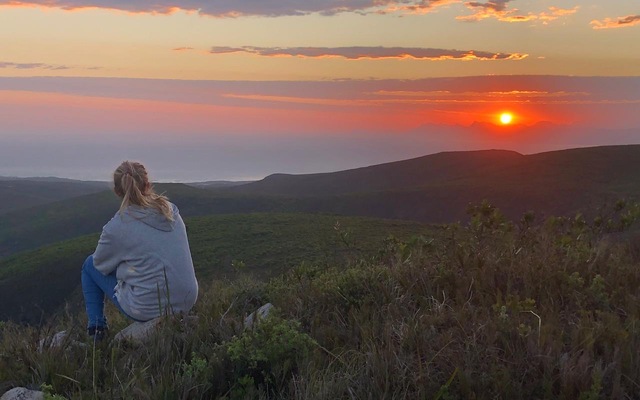 Sunset from the top of Witkransberg
