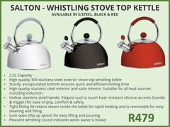 New Product - Salton Kettles
