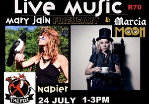 24 July 2022: Live Music by Mary Jain Fireheart and Marcia Moon