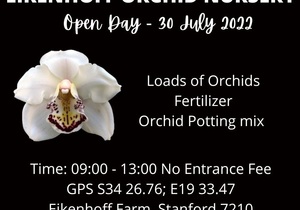 30 July 2022: Eikenhoff Orchid Nursery Open Day