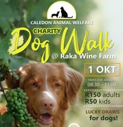1 October 2022: Charity Dog Walk at Raka Wine Farm