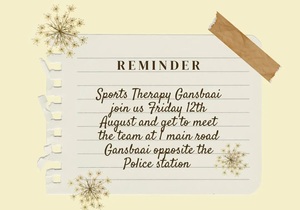 12 August 2022: Sports Therapy Gansbaai Opening