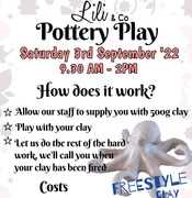 3 September 2022: Pottery Play