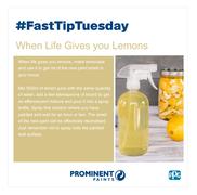 #FastTipTuesday: Lemon Juice for Paint Smell